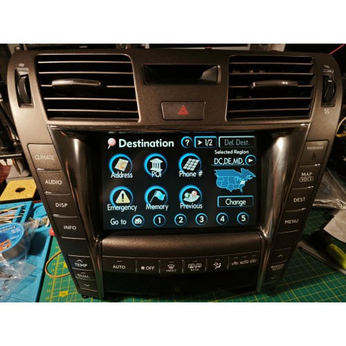 86430-50090 Lexus LS460 2008 Display Unit US G5